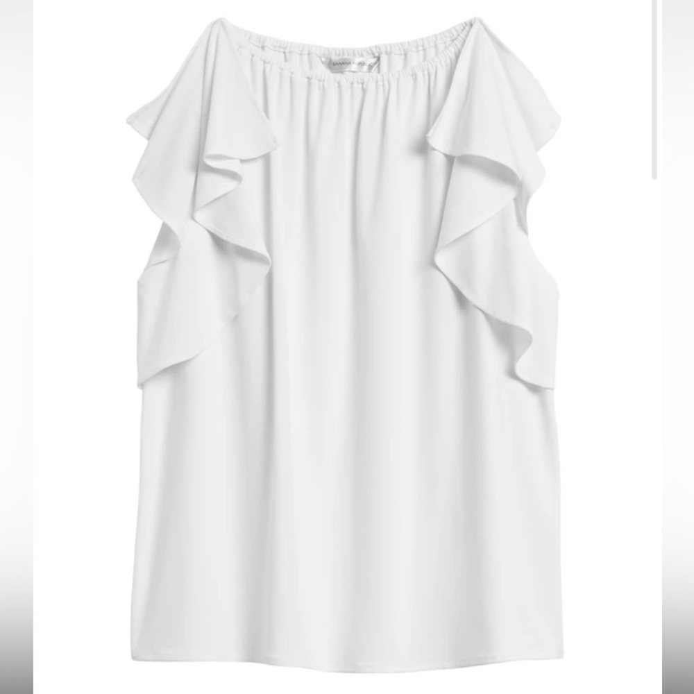 Banana Republic flutter sleeve top